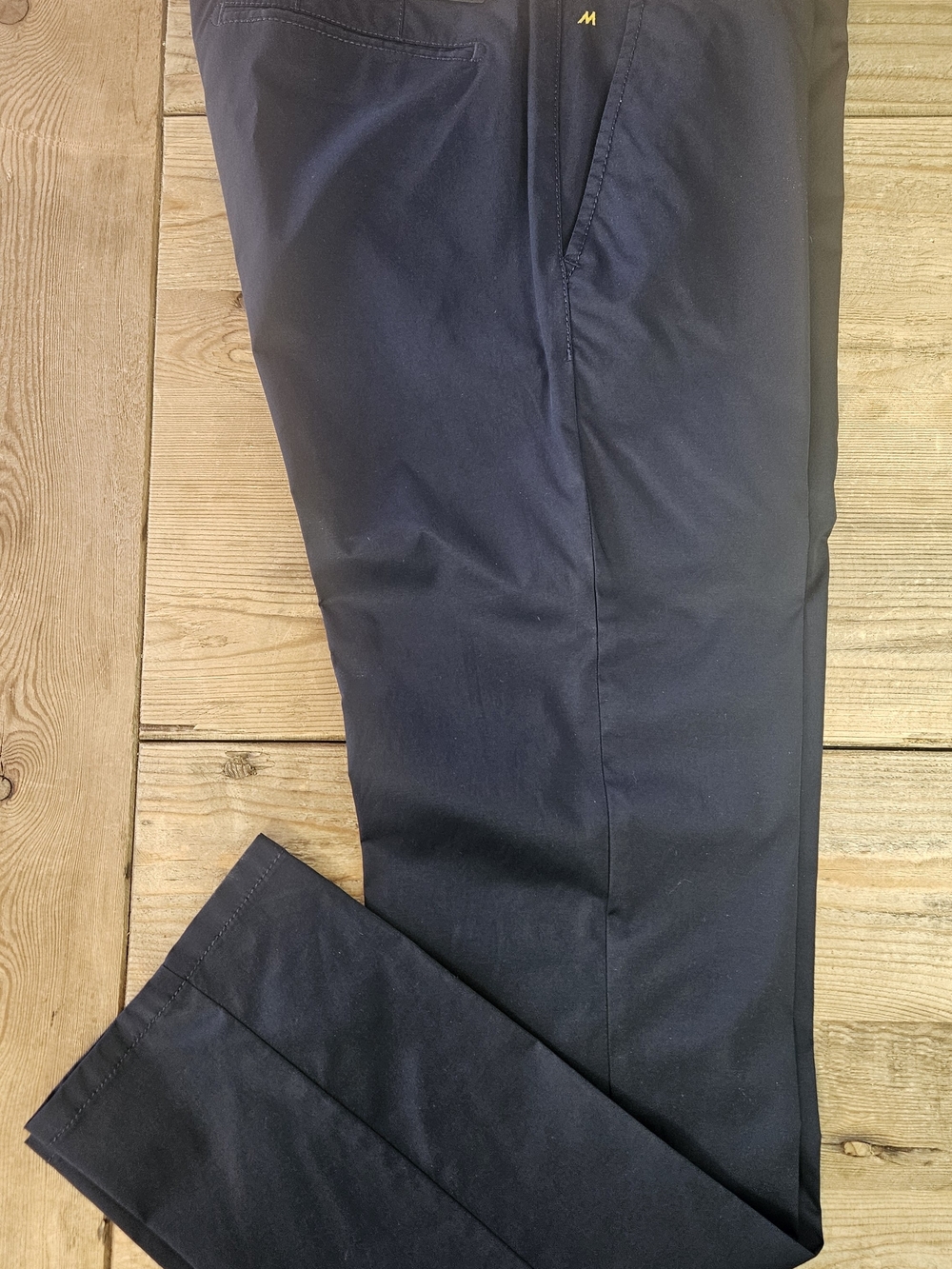 Meyer Men's Slim Performance GOLF Chinos in Navy $110